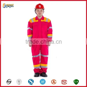 Anti-static Oxford Stripe Safety Workwear Coverall thumbnail-1
