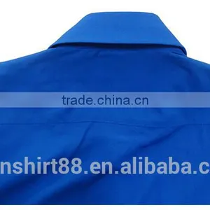 100% Factory Custom Slim Fit Cotton Men Shirt thumbnail-5