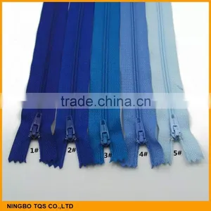 Wholesale No.#3 60 cm Auto Lock Close End Colorful Fabric Tape Nylon Zipper thumbnail-4