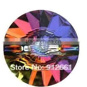 Silver Back Crystal Button Shirt Buttons Garment Accessory Round Crystal Buttons Wholesales thumbnail-1