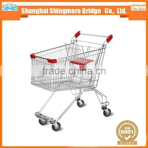 China Factory Cheap Sales High Capacity 120L Shopping Trolley for European Market thumbnail-4