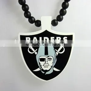 Wholesale Custom Pirate Shape Acrylic Wood Necklace thumbnail-1