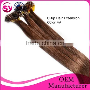 Xuchang Hair Factory Wholesale Price Remy U Tip Keratin Human Hair Extension, 100 Human Hair Extension Wholesale In The Stock thumbnail-2