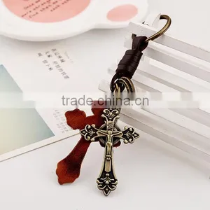Pop Cross Custom Leather Key Holder/Punk Keyring & Key Ring Dubaa 2016 thumbnail-4