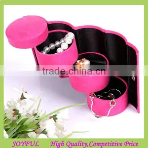 Hot Selling 3 Layer Jewelry Box / Jewelry Gift Boxes /travel Jewelry Organizer thumbnail-1