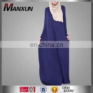 High Quality Farasha Kaftan Jilbab Jalabiyah Islamic Abaya Designer Brands Maxi Woman Abaya Cotton Fabric Muslimah Dress thumbnail-1