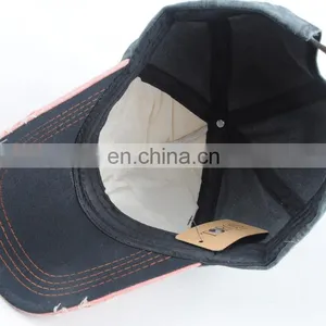 TOROS Unisex Metal Closure Print Distressed Patch Baseball Cap thumbnail-6