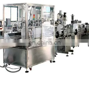 Hot Sell China Factory Plastic or Glass Bottle Filling Capping and Labeling Machine Machine thumbnail-6