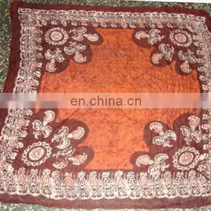 BATIK SILK SCARF / STOLE / SARONG thumbnail-1