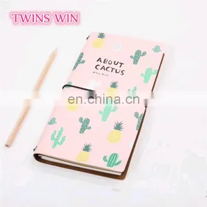 2018 Popular Personalized Stationery Cheap Sale Cactus Design Recycled Kraft Paper Blank Notebook From China Stationery Market thumbnail-2