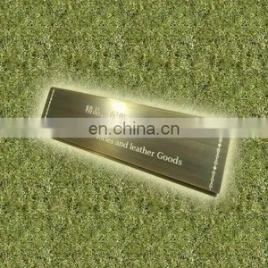 High-end Metal Label Packaging Boxes Custom Logo Metal Sticker With Good Price thumbnail-3
