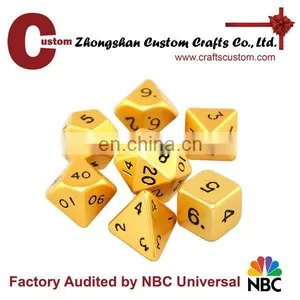 Custom Metal 20 Side Enamel Funny Dice thumbnail-6