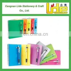 Cheap Custom Recycle Material Notebook for Brand Advertising With Pen thumbnail-1