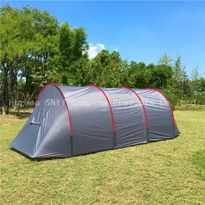 6 Person Family Tunnel Tent, 2 Room 1 Hall Tunnel Tent, Camping Tent,Party Tent thumbnail-1