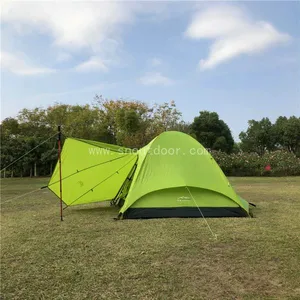 3P Camping Tent Aluminium Pole Double Layer 3 Person Tent for Outdoor Hiking thumbnail-1