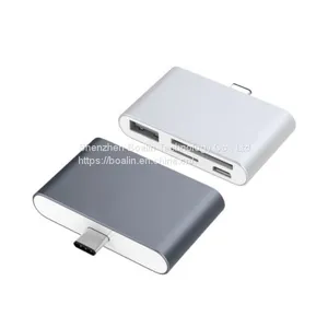 BL-U633 TYPE-C TO USB3.0+SD/TF+USB2.0 HUB 4 in 1 thumbnail-4