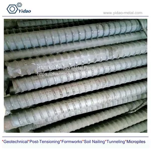 PSB830 25mm Scres-thread Rebar Steel Bars for the Prestressing of Concrete thumbnail-3