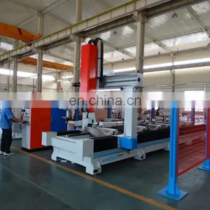 Real Factory Workshop PhotoJinan Hot Sale 5d Wood Cnc Router Milling Carving 5 Axis Machine for Furniture Making and Aluminum thumbnail-4