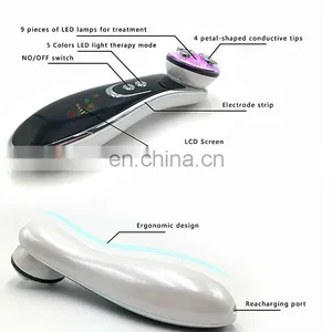 4 in 1 Beauty Instrument RF Home Use Face Lift Devices Radio Frequency Machine Chinese Supplier thumbnail-3