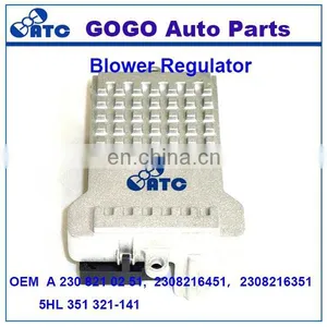 High Quality Heater Blower Resistor for Benz OEM A 230 821 02 51, 2308216451,2308216351,5HL 351 321-141 thumbnail-1