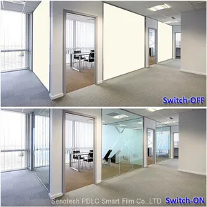 PET- EVA Non-Adhesive Privacy PDLC Film Smart Glass Film Smart Laminated Film thumbnail-1