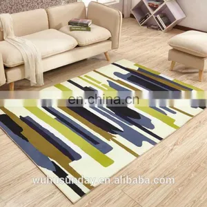 PRINTED SHORT PLUSH MAT - 3598 COMTEMPERORY MODERN DESIGN thumbnail-2