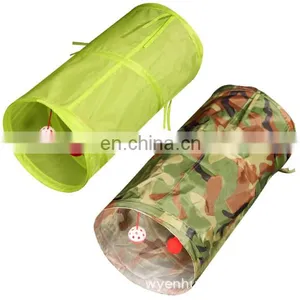 Cat Tunnel Tube Foldable Tunnel Bored Cat Pet Toys Peek Hole Toy Ball Portable Cat Toy Tunnel Cat Supplies thumbnail-5