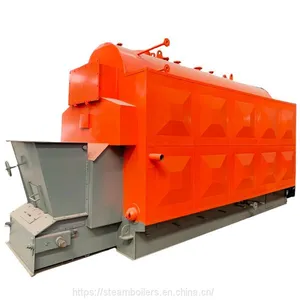 High Temperature Industrial Wood Chip, Rice Husk, Coal Steam Boiler For Edible Oil Extaction And Refinery thumbnail-1