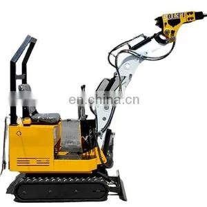 Cheap China_mini_excavator 0.8 Ton Mini Excavator Digger With Adjustable Bulldozer for Sale thumbnail-2