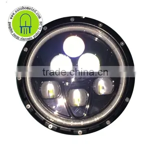 7inch CREE Led 60W Hi-Low Beam Round Blue Work Head Lamp Light Headlight thumbnail-1