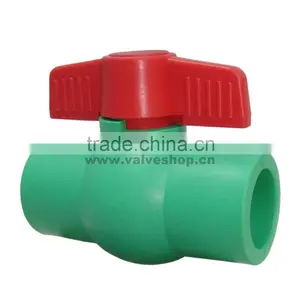 PPR Valve Double Union, PPR Valve, PPR Brass Ball Valve DIN8077/8078 thumbnail-4