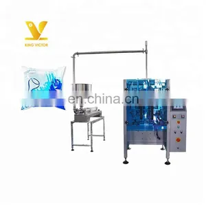 Hot Sell Automatic ro Pure Water Liquid Mango Juice Pouch Filling Packaging Machine thumbnail-1
