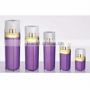 Square Shape Acrylic Lotion Pump Bottle thumbnail-1
