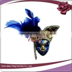 Pretty Small Funny Cute Masquerade Masks With Feather thumbnail-3