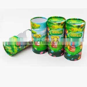 Custom Recycled Cylinder Side-window Bottle Paper Tube Packaging thumbnail-3