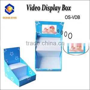 Video Display Box ,Custom Design Super-market Use Corrugated Paper Video Display Box,video Display Tray thumbnail-1