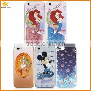 for Iphone 6 Plus Mermaid Printed 3d Quicksand Tpu Phone Case thumbnail-3