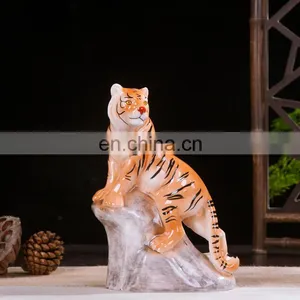 Chinese Zodiac Series Tiger Cute and Mini Ceramic Wine Bottle thumbnail-1