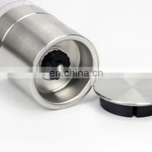 2 in 1 Stainless Steel With Adjustable Ceramic Grinding Mechanism Clear Acrylic Body Salt And Pepper Grinder thumbnail-5