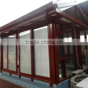 Hot Product Top Quality Foshan Wanjia Custom Color Sunrooms / Glass Houses thumbnail-2