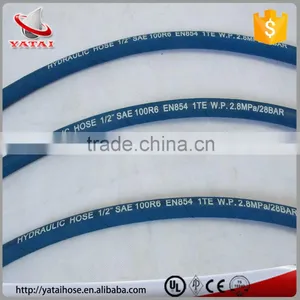 High Pressure Hose DIN/EN 854 1TE/2TE Oil Resistant Rubber Hose Hot Sale Hydraulic Hose Pipe Price List thumbnail-5