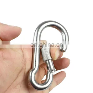 Carabiner Wholesal Clips Stainless Steel 304 316 Climbing Snap Hook thumbnail-1