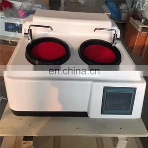 MP-2S Automatic Touch Screen Dual Disc Metallographic Specimen Jewelry Fiberglass Grinding And Polishing Machine thumbnail-4