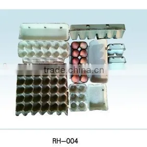 Heart-shaped 10 Holes Eco-friendly Molded Pulp Egg Tray thumbnail-2