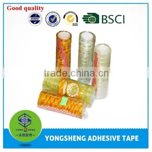 Hot Selling BOPP Easy Tear Colorful Office Transparent Stationery Tape Offer Free Samples thumbnail-5