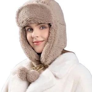 Winter Trapper Hats Ear Flaps Ushanka Trooper Hunting Hat Outdoor Ski Snow Windproof Cap thumbnail-1