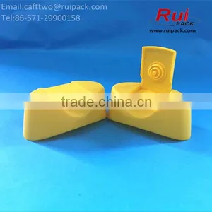 28mm Oval Shape Food Grade Flip Top Cap With Silicone Valve for Honey, Snap on Flip Top Cap With Plug Seal thumbnail-1
