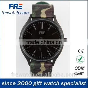 Colorful Changeable Fabric Strap Quartz Watch With Metal Case thumbnail-3