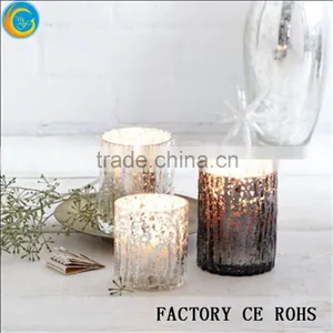 Mercury Glass Vase /Glass Candle Holder / Glass Tealight Wedding Decoration Quality Choice thumbnail-1