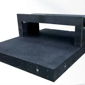 Marble Bed Body Gantry Components Three-axis Machine Frame Guide Rails Granite Optical Air Float Vibration Isolation Motion Platform Customization thumbnail-5